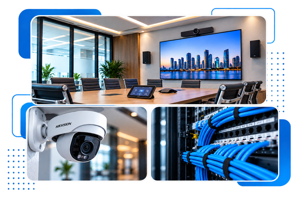 Integrated IT, audio visual, security and communication solutions by Advanced Business Technology in Qatar